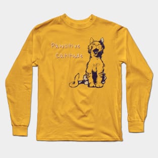 Pawsitive Catitude Long Sleeve T-Shirt